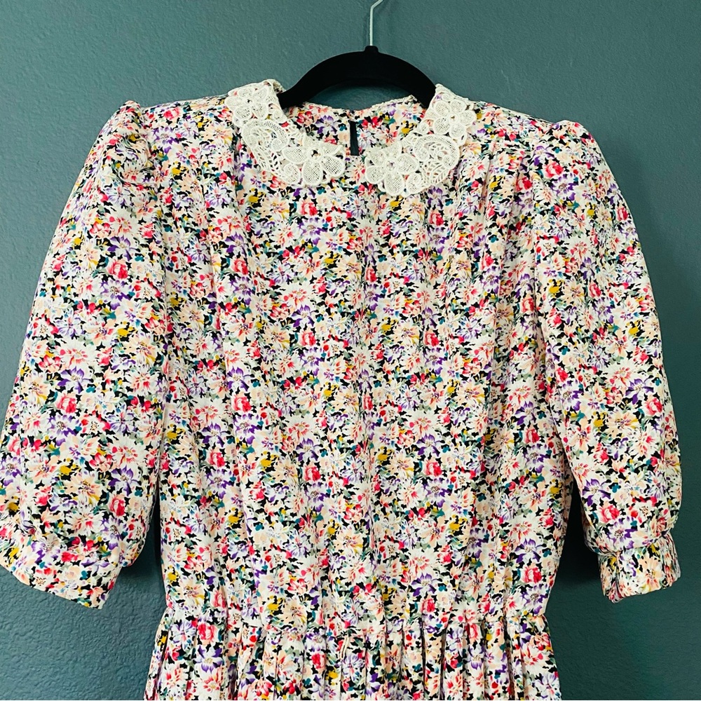 Breli originals little house prairie dress size 6 floral patterned - Picture 2 of 15